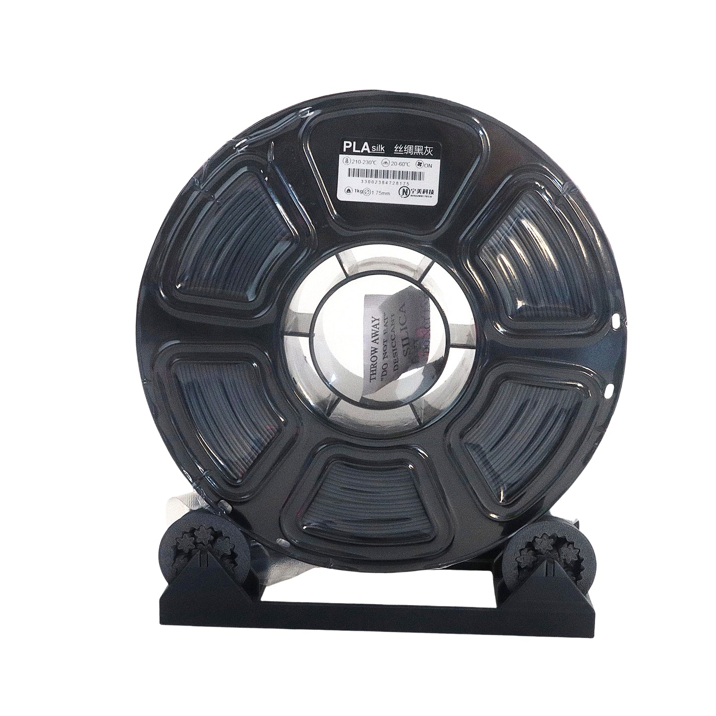 Solid Silk Black PLA 3D Printing Filament Factory Wholesale