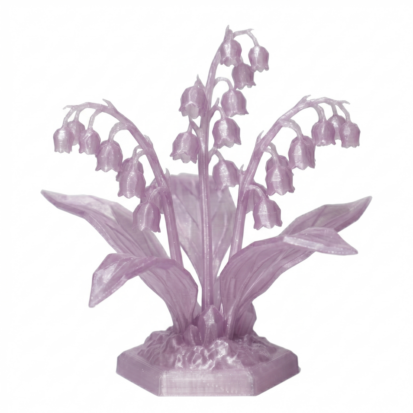 PLA 3D Printing Filament Crystal Purple Transparent Crystal Finish 1.75mm HYFILA Factory