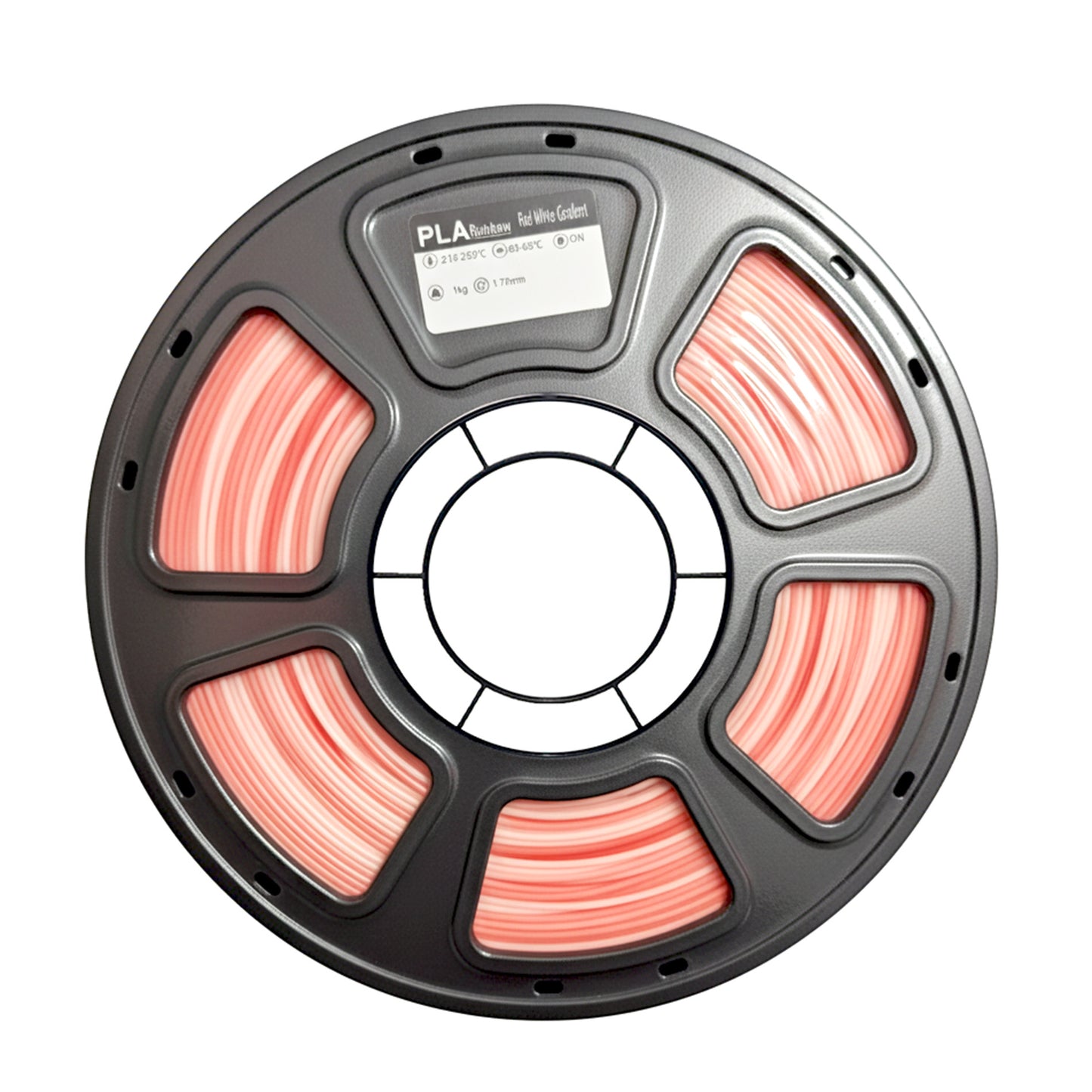3D Printer Filament PLA 1.75 Rainbow Red-White Gradient in bulk