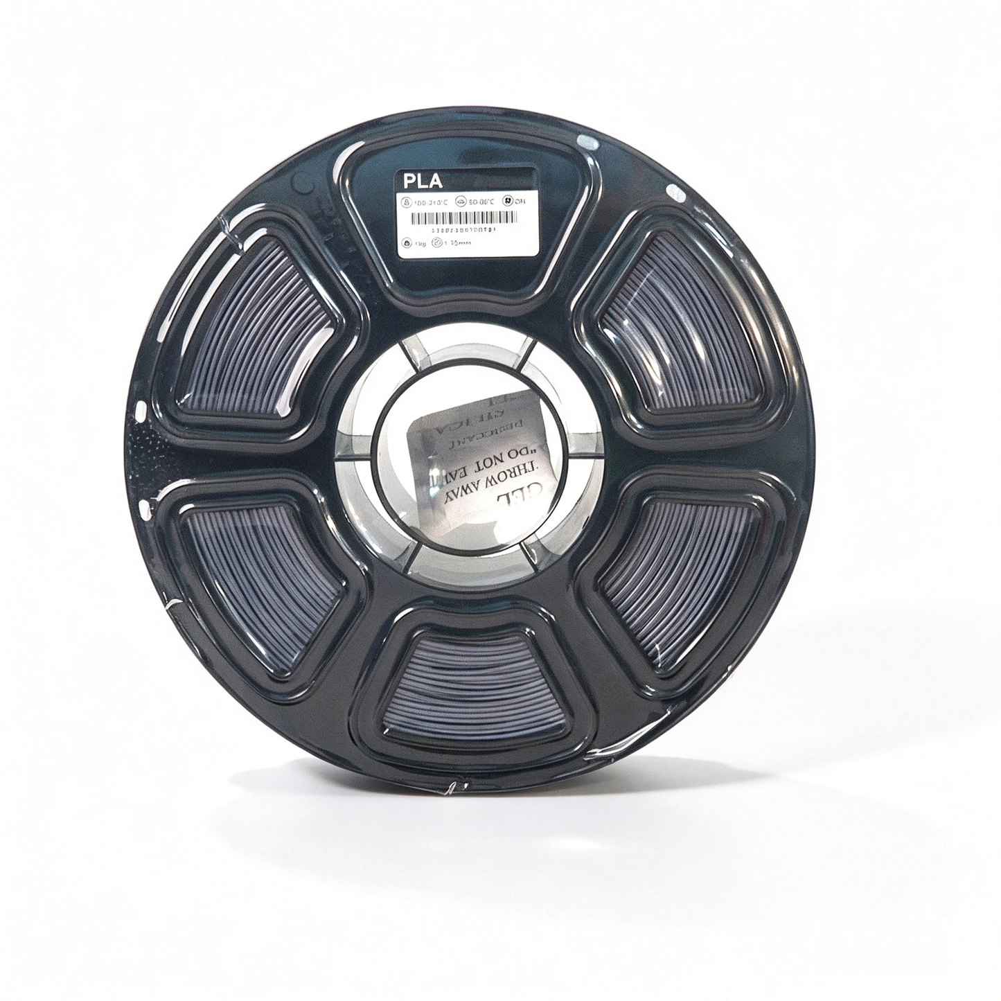 Metallic PLA 3D Printing Filament Premium Metallic Gun Gray Color