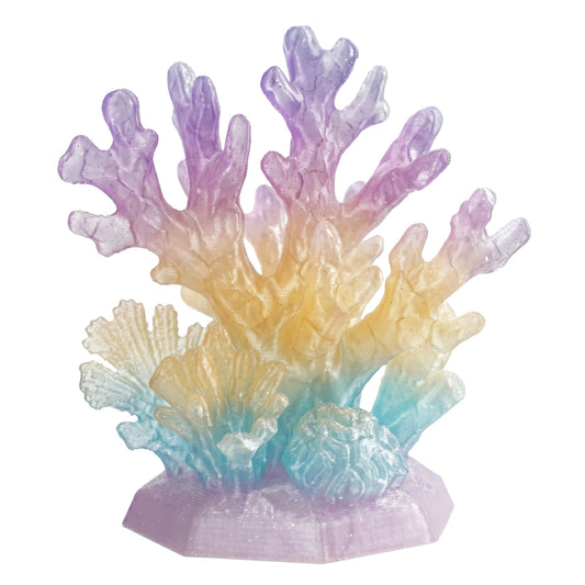 HYFILA PLA Crystal Pastel Filament – Translucent Lavender, Yellow and Aqua Gradient