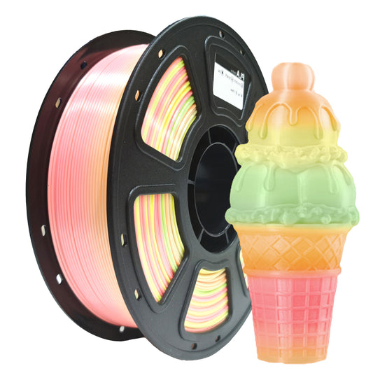 3D Printing Filament PLA Rainbow 1kg 1.75MM (5 colors)