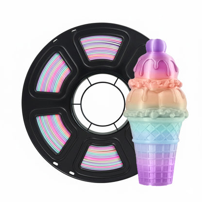 Filament PLA Rainbow 1kg 1.75MM For 3D Printing