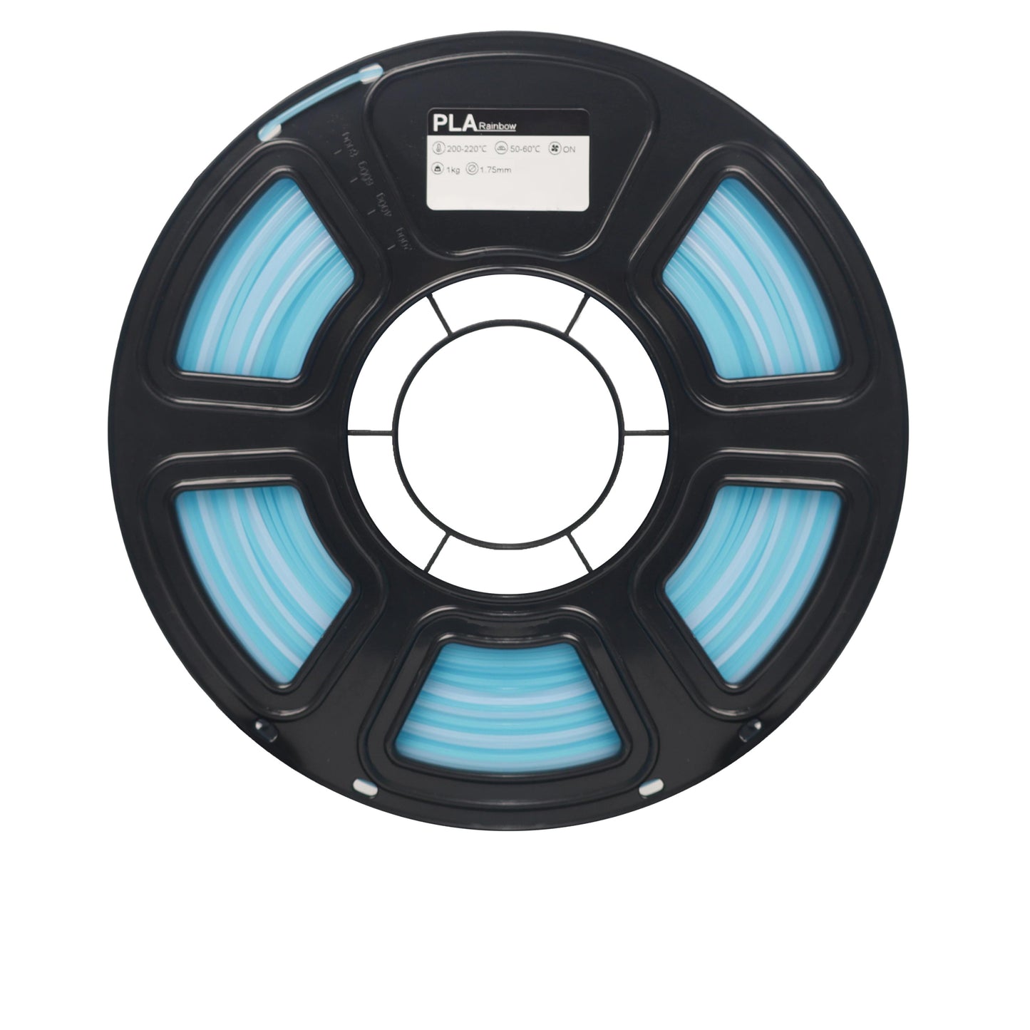 PLA 1.75mm Blue & White PLA 3D Printing Filament 1kg