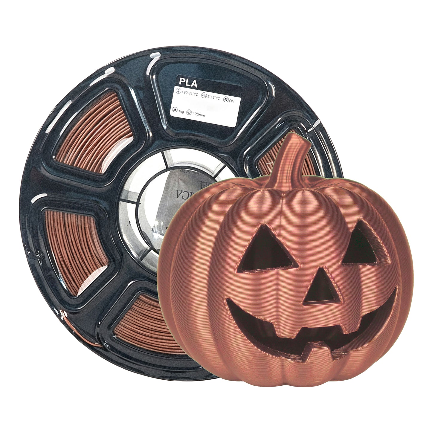 Metallic PLA 3D Printing Filament Red Copper