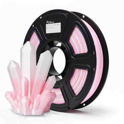 PLA 3D printing filament 1.75MM Rainbow pink white 1kg