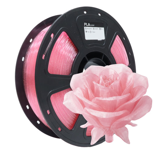 PLA 3D printing filament crystal pink