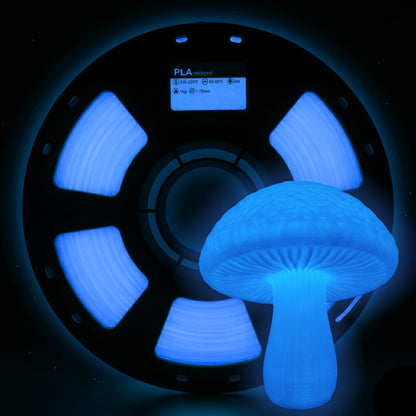 Glow-in-the-Dark Blue PLA Filament High-Performance Luminous 3D Printing Material