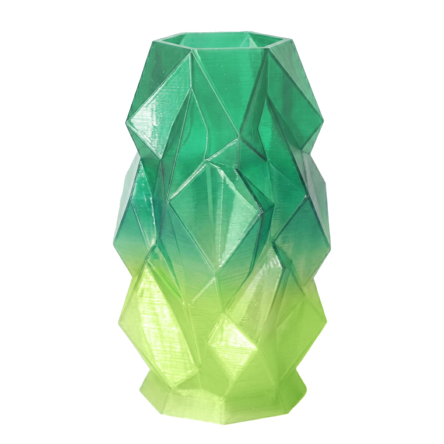 Factory PLA 3D Printing Filament  Crystal Gradient Green Transparent Filament 1.75mm