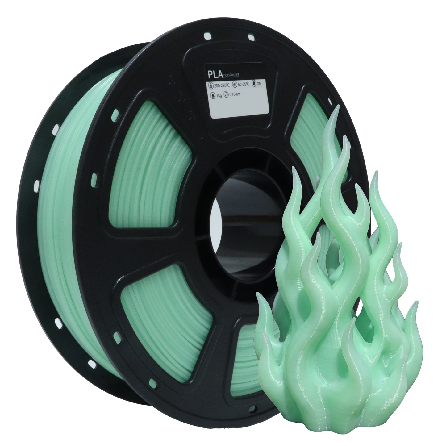 Luminous Green PLA 3D Printing Filament | OEM & Wholesale Glow PLA Manufacturer