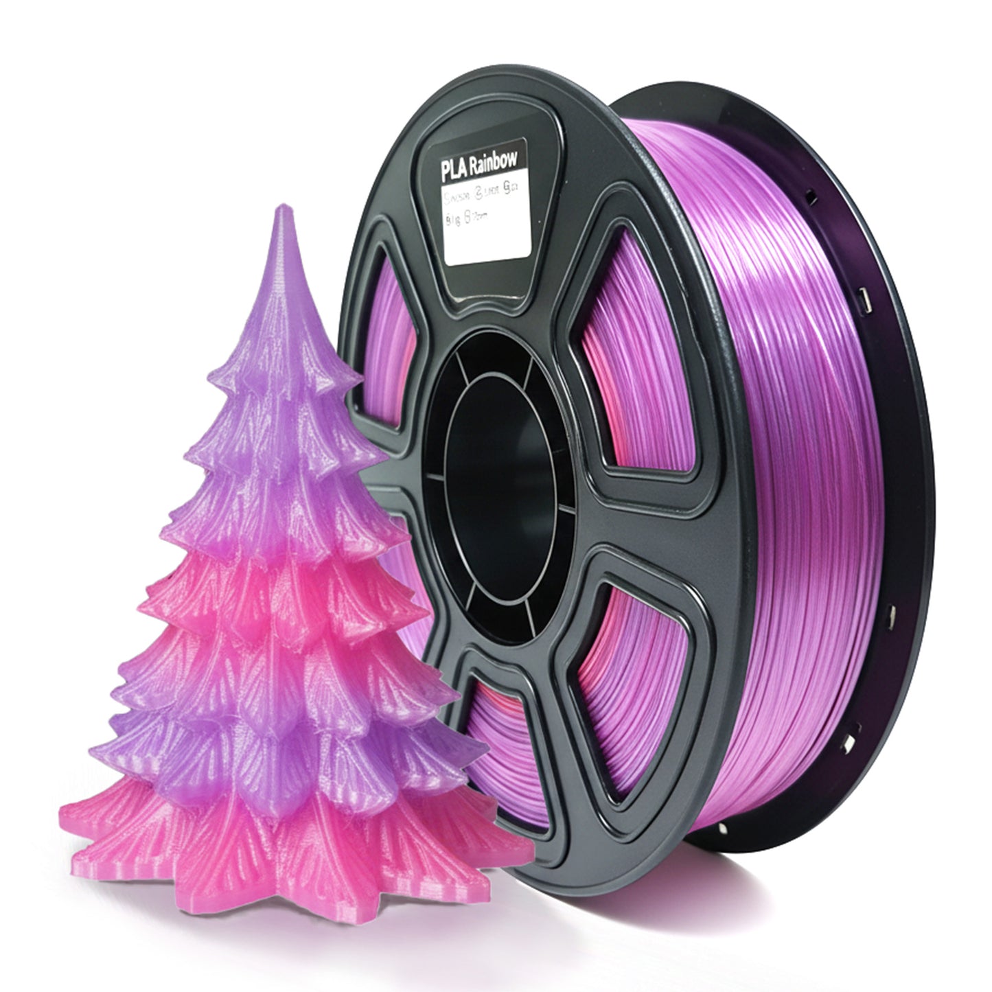 PLA 3D Printing Filament Rainbow Purple Pink 1kg 1.75MM