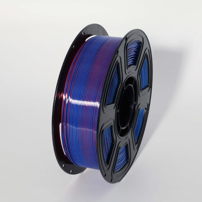 HYFILA Dual-Color PLA Silk 3D Printing Filament Red Blue