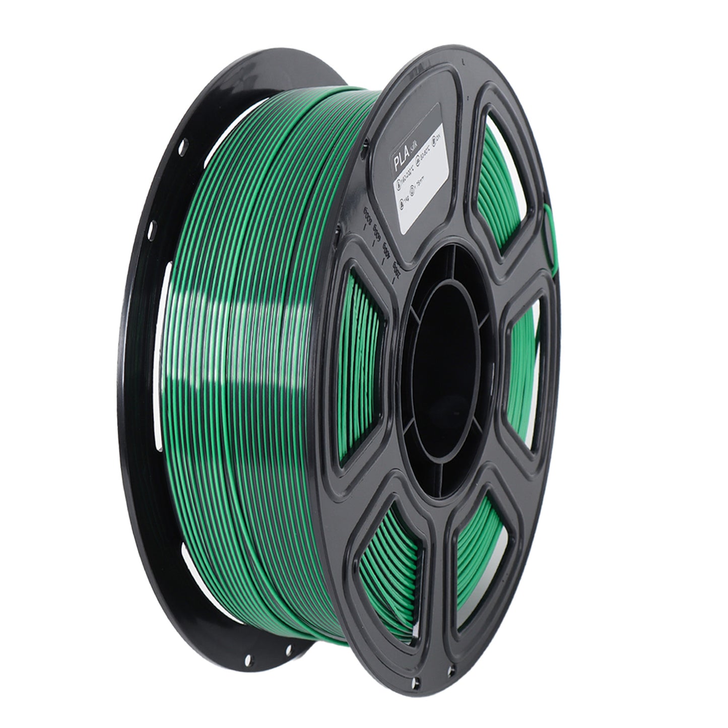 Hyfila Silk Dual-Color PLA Black Green 3D Printing Filament