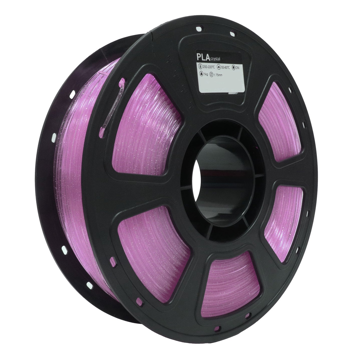 PLA 3D Printing Filament  Crystal Purple Transparent Crystal Finish 1.75mm HYFILA Factory
