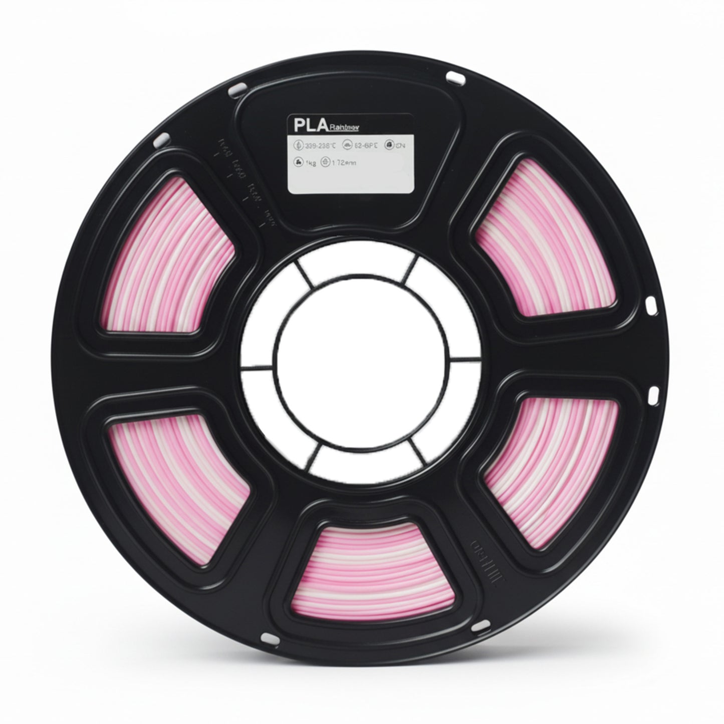 PLA 3D printing filament 1.75MM Rainbow pink white 1kg
