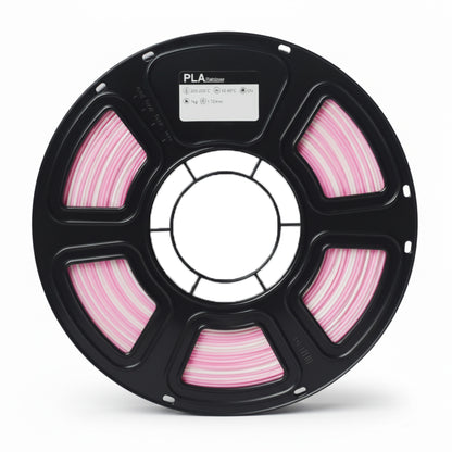 PLA 3D printing filament 1.75MM Rainbow pink white 1kg
