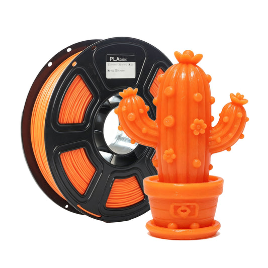 Pure Color 3D Printing Filament Orange PLA Smooth Printing Factory Wholesale HYFILA