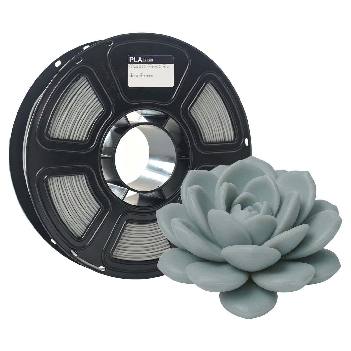 HYFILA Light Gray PLA Filament 1.75mm 1kg for FDM 3D Printers