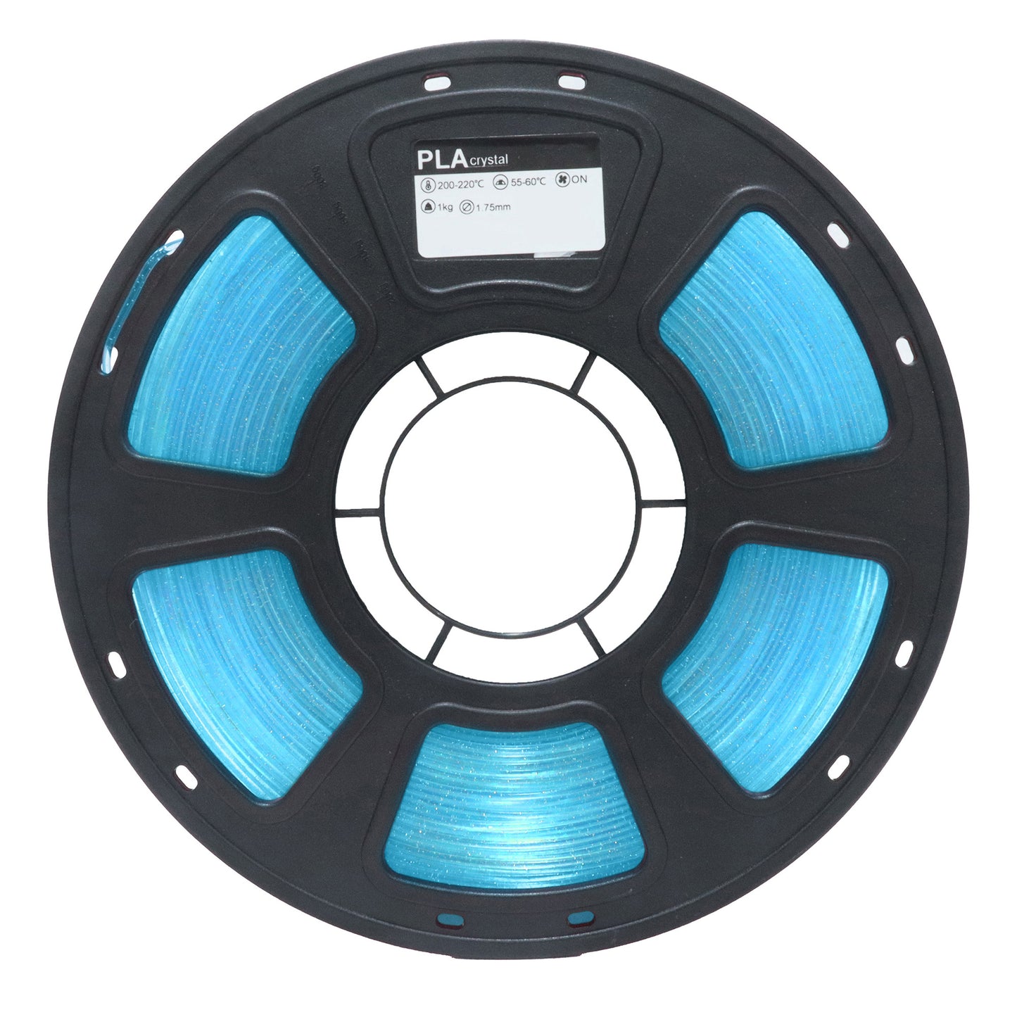 PLA 3D Printing Filament  Crystal Blue Transparent 1.75mm Factory
