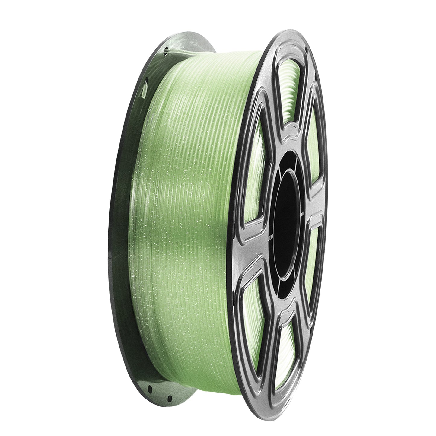 Factory PLA 3D Printing Filament  Crystal Gradient Green Transparent Filament 1.75mm