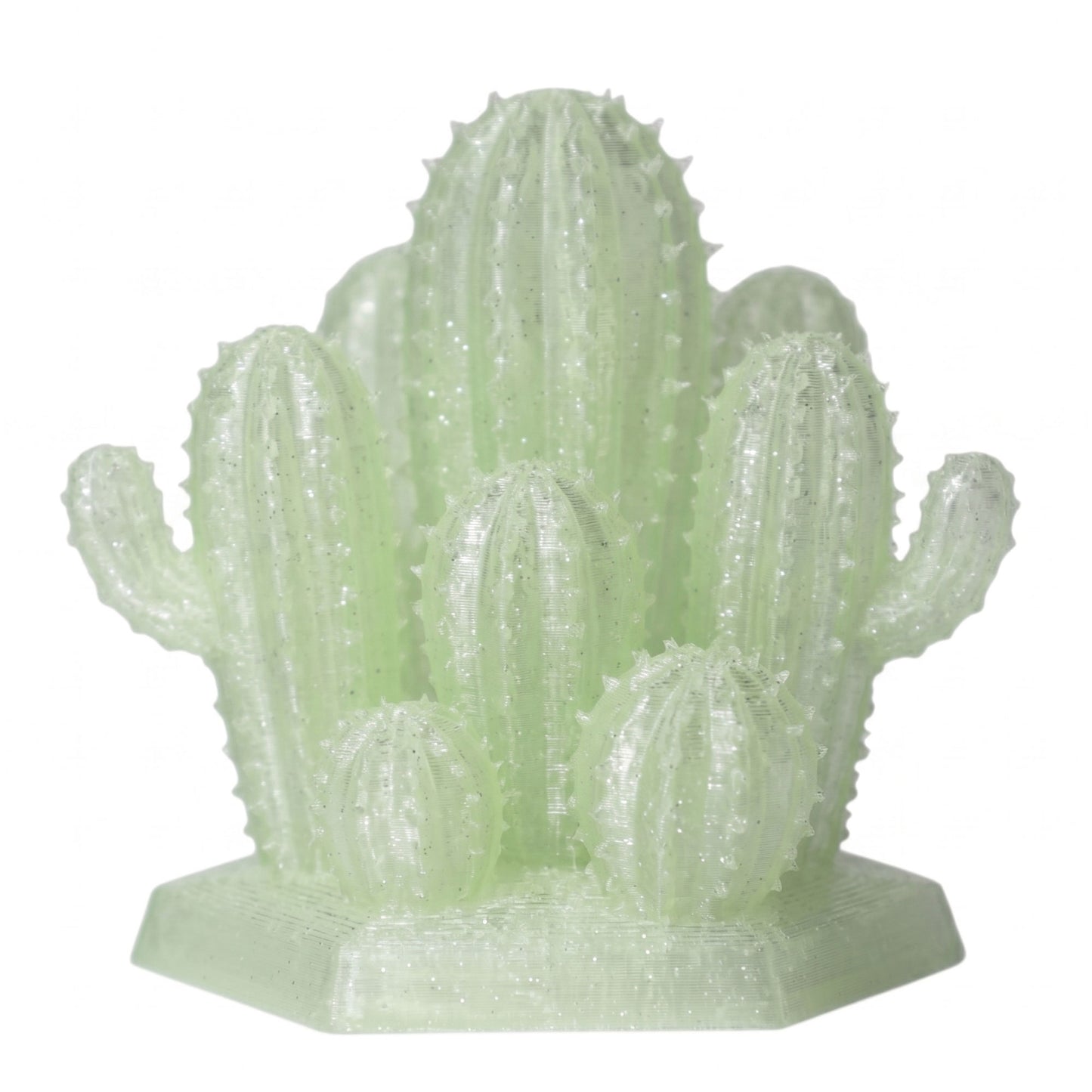 Factory PLA 3D Printing Filament  Crystal Gradient Green Transparent Filament 1.75mm
