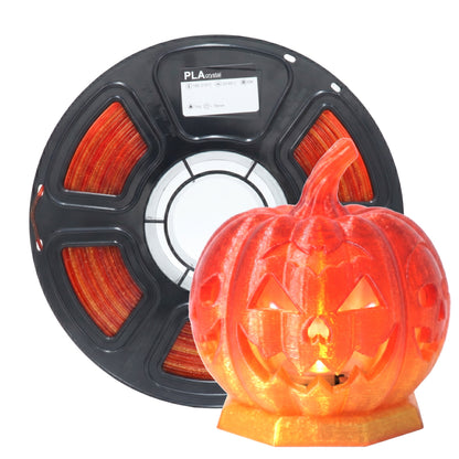 3D Printing Filament PLA Crystal Red Orange Transparent Filament 1.75mm Factory
