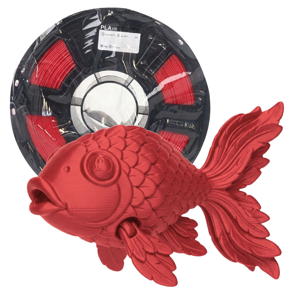 PLA Silk Red 3D Printing Filament Factory Wholesale