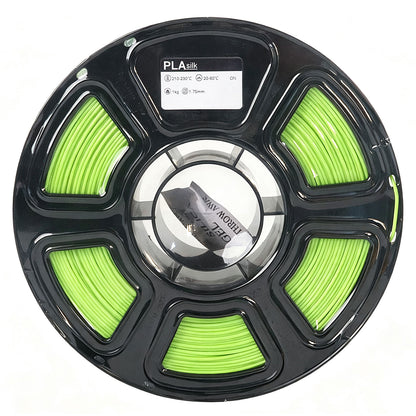Green PLA Silk Bright Green Filament 3D Printing Filament Manufacturer