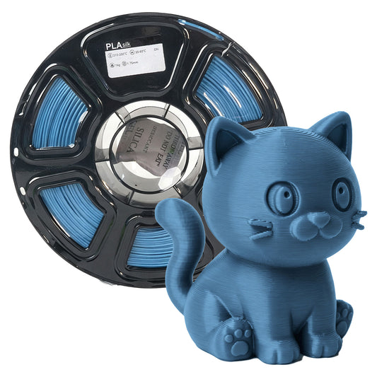High-Quality Silk Blue PLA Filament for 3D Printing OEM Supplier