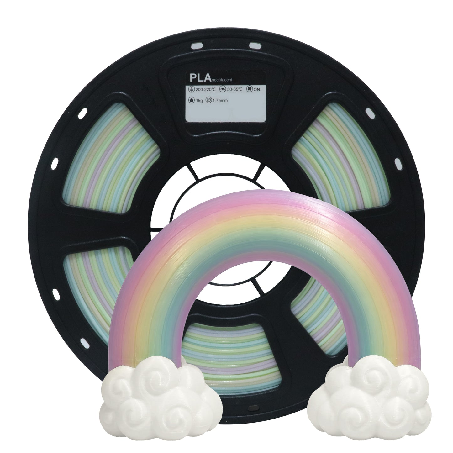 PLA Luminous Filament Neon Premium Glow-in-the-Dark PLA for Creative 3D Printing