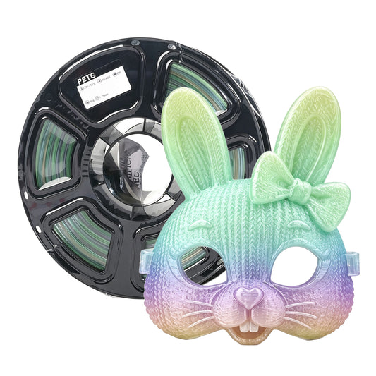 HYFILA PETG Rainbow Filament 1.75mm Multi-Color Gradient Strong & Durable 3D Printing Filament