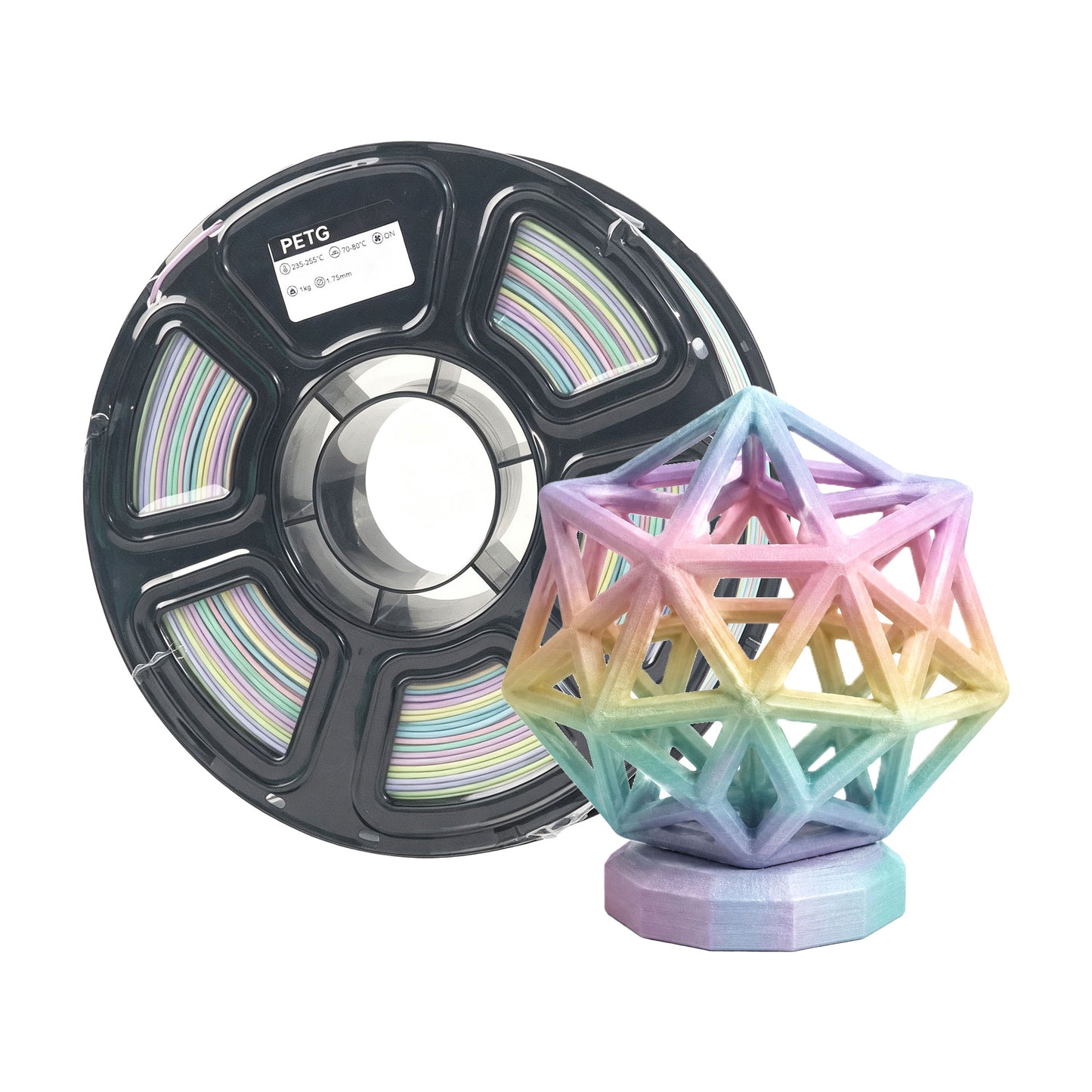 3D Printing Filament PETG Rainbow Factory Direct