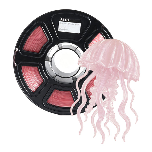 High-Quality Transparent Pink PETG Filament 1.75mm OEM & Bulk Supply from Professional 3D Printing Filament Manufacturer