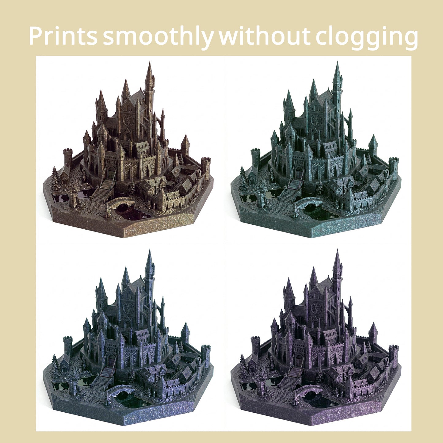 PLA 3D Printing Filament Aurora Dream Gold