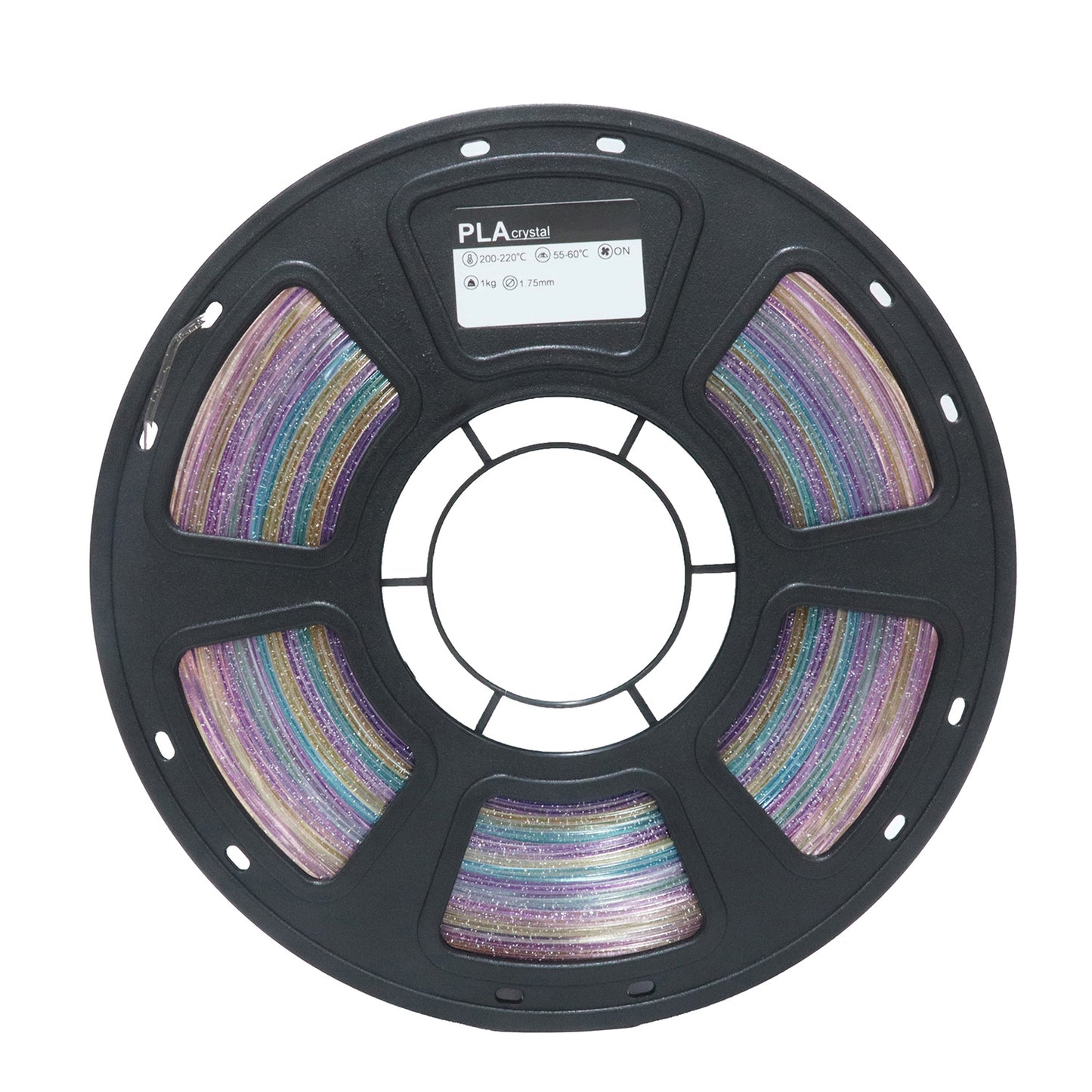 HYFILA PLA Crystal Pastel Filament – Translucent Lavender, Yellow and Aqua Gradient