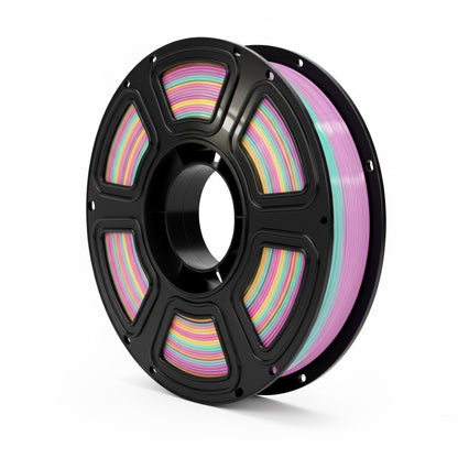 PLA Rainbow 3D Printer Filament 1.75mm Six-Color Gradient Multicolor PLA Filament 1kg