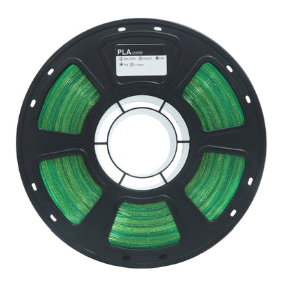 Factory PLA 3D Printing Filament  Crystal Gradient Green Transparent Filament 1.75mm