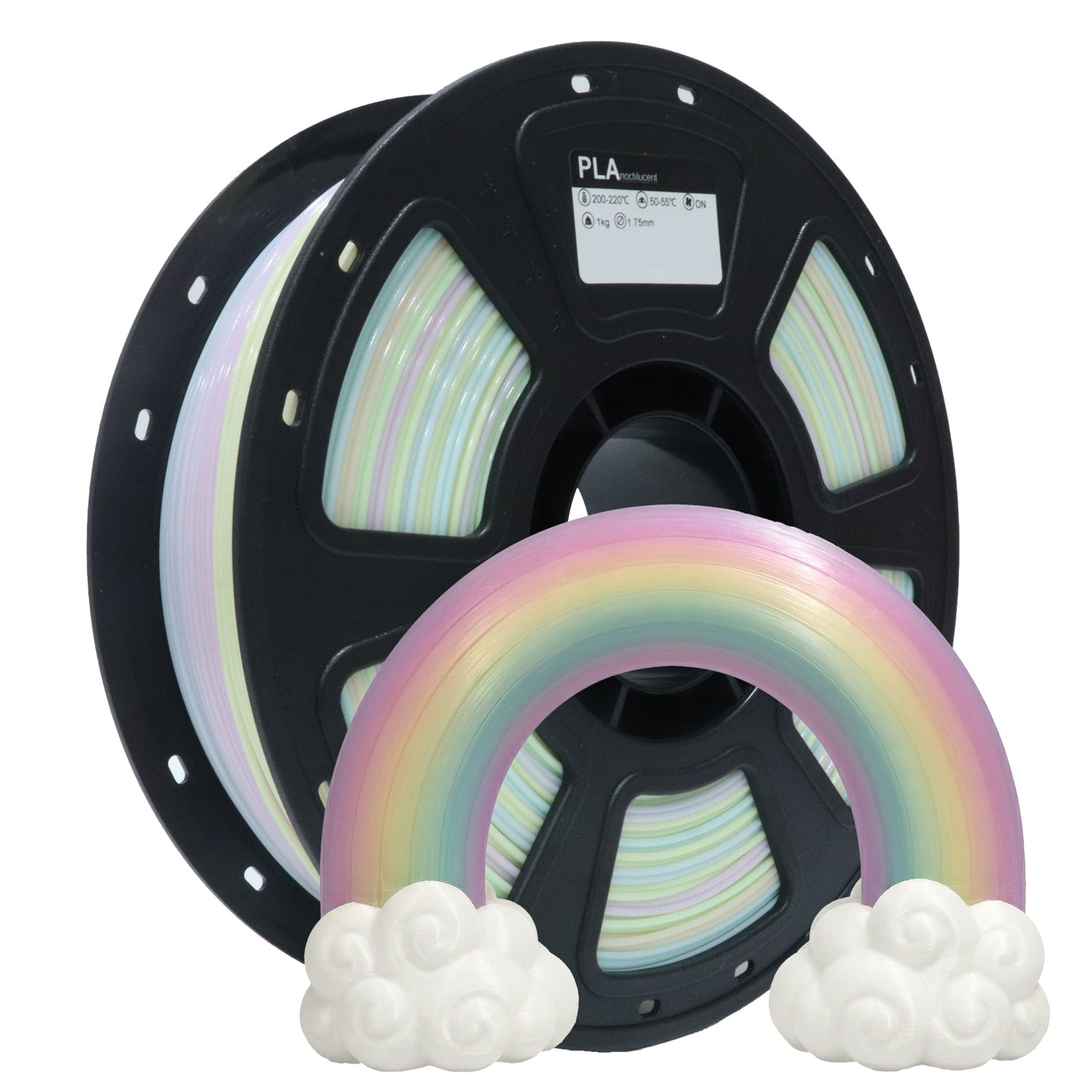 PLA Luminous Filament Neon Premium Glow-in-the-Dark PLA for Creative 3D Printing